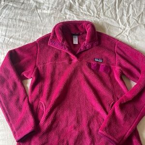 Patagonia Pink Fleece Pullover